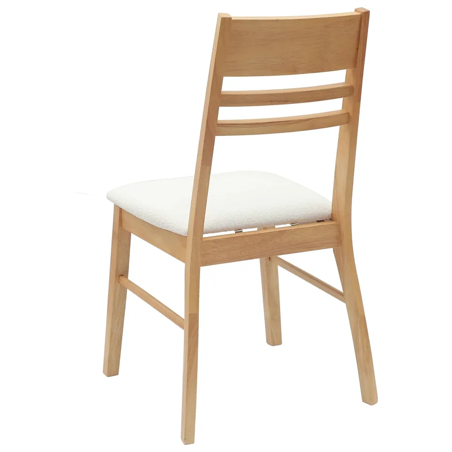 Chaises de salle à manger 2 pcs Naturel 43 x 54 x 89 cm - 7