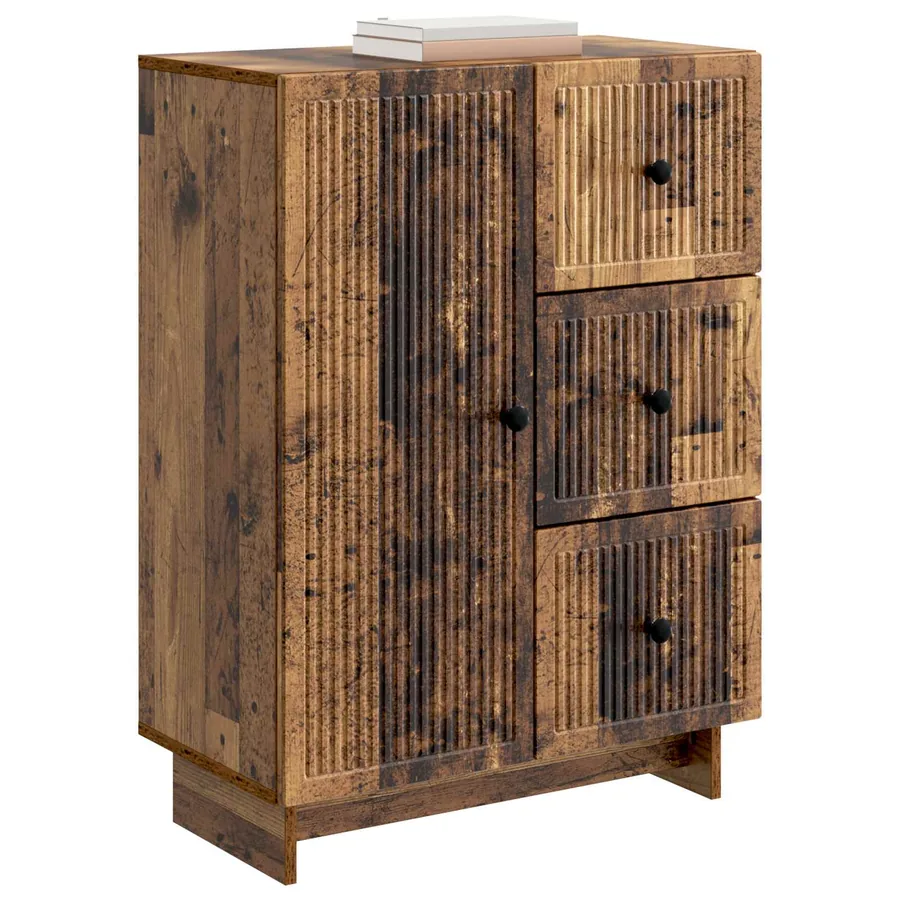 Buffet Bois ancien 66 x 34,5 x 90 cm Bois d'ingénierie - 3