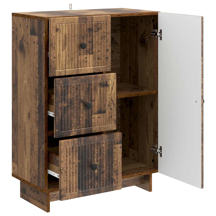 Buffet Bois ancien 66 x 34,5 x 90 cm Bois d'ingénierie - 5