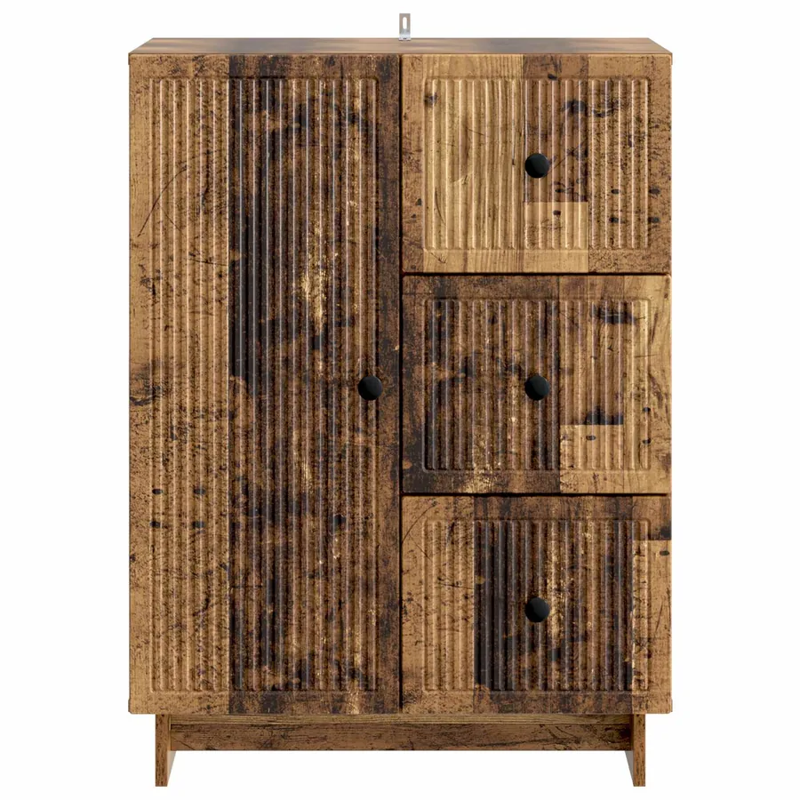 Buffet Bois ancien 66 x 34,5 x 90 cm Bois d'ingénierie - 6
