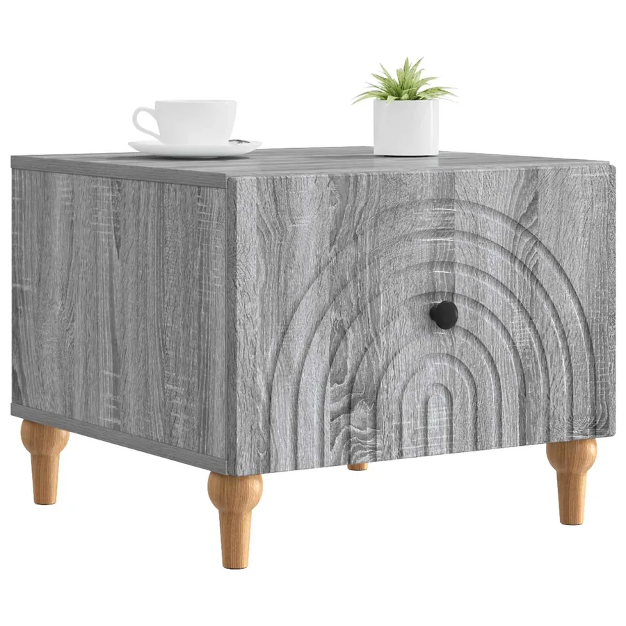 Table basse Sonoma gris 49 x 50 x 40 cm Bois d'ingénierie - 3