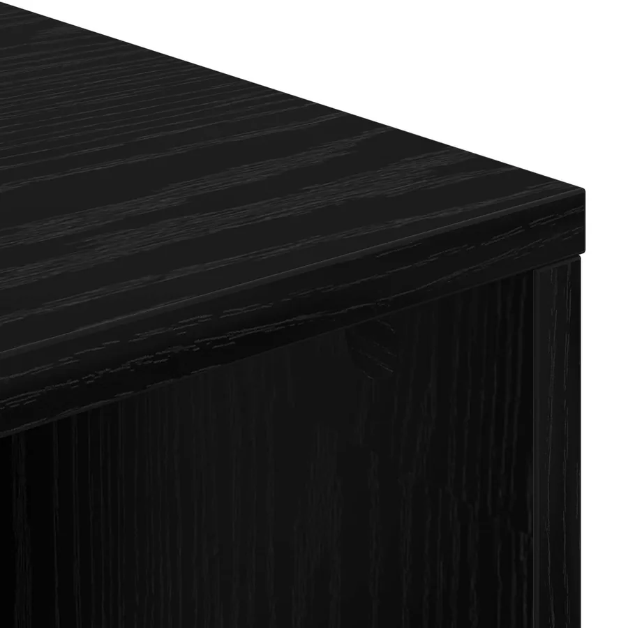 Buffet avec tiroir Chêne noir 102 x 31 x 99,5 cm - 9