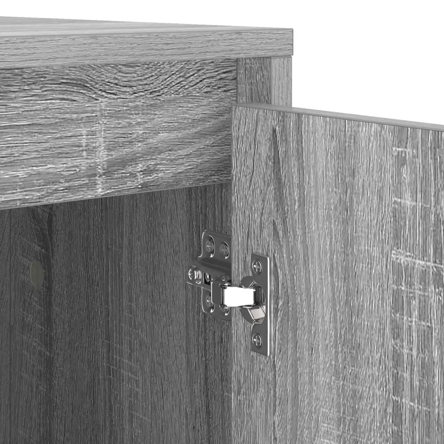Armoire pour machine à laver Gris Sonoma 87 x 60 x 89 cm - 9