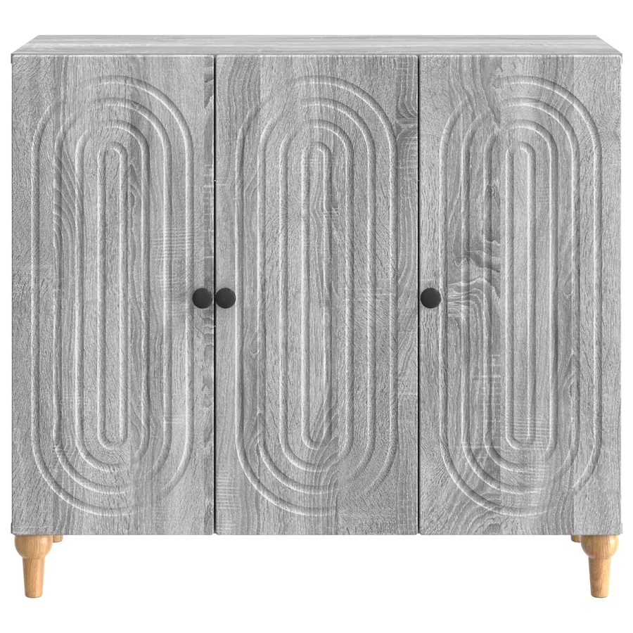 Buffet Sonoma gris 89 x 34,5 x 80 cm Bois d'ingénierie - 6