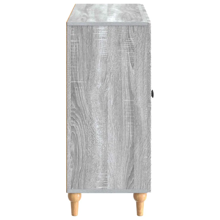 Buffet Sonoma gris 89 x 34,5 x 80 cm Bois d'ingénierie - 7