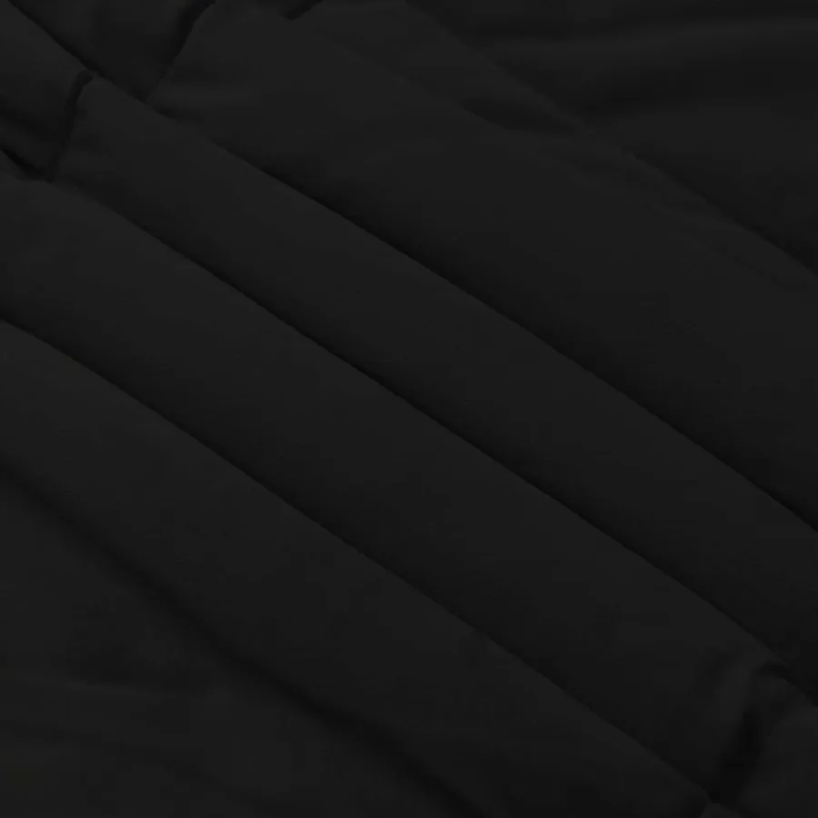 Duvet d'hiver Matelassé Noir 200 x 240 cm Microfibre - 7