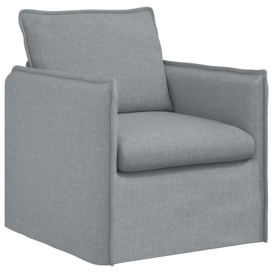 Canapé Gris clair 75 x 82 x 85 cm tissu - 2