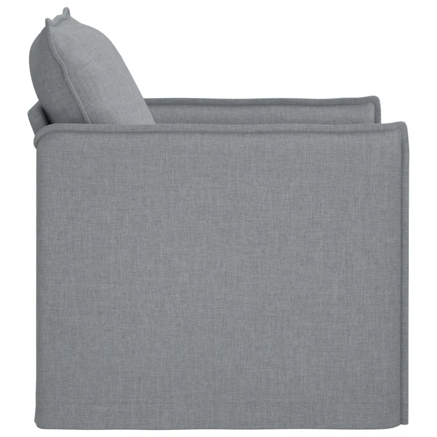 Canapé Gris clair 75 x 82 x 85 cm tissu - 5