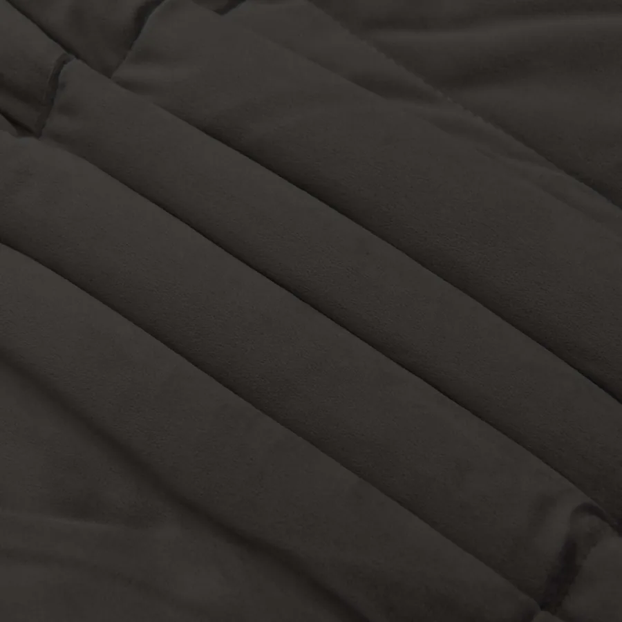 Duvet complet toute l'année Anthracite 135 x 220 cm Microfibre - 7