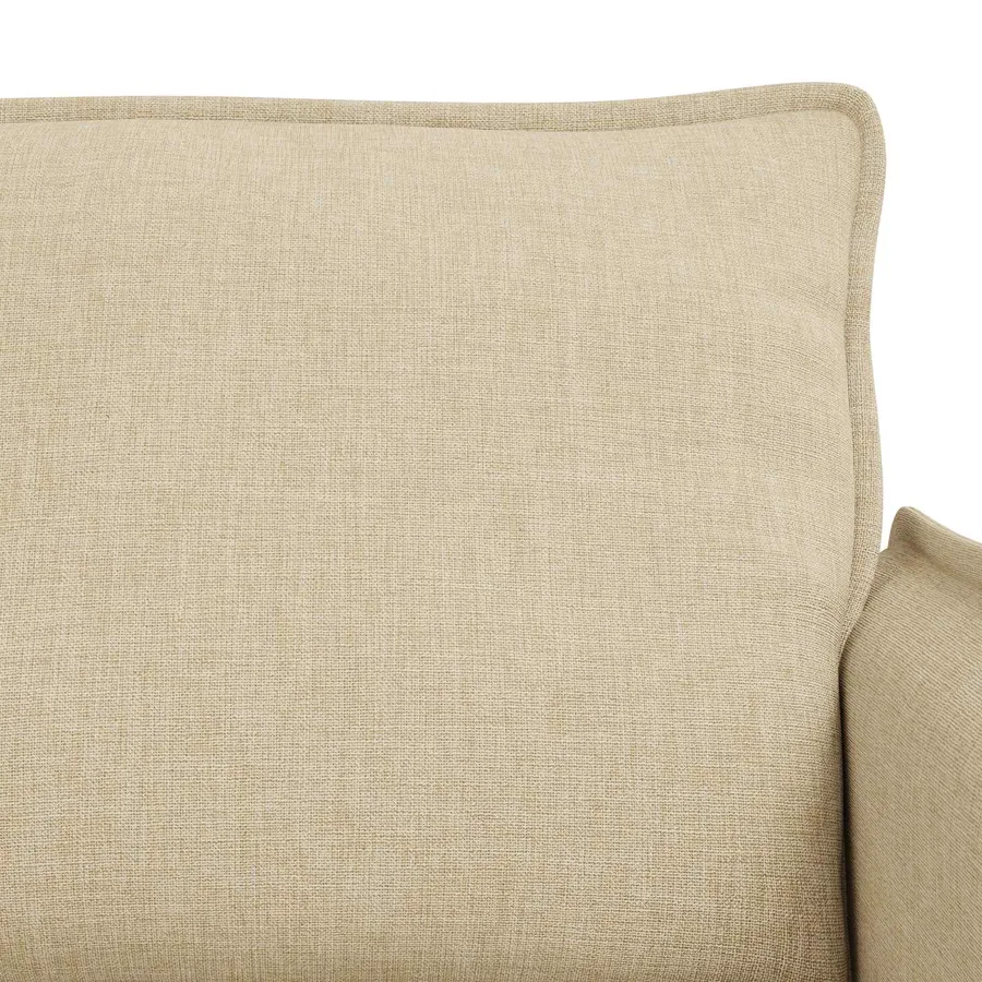 Ensemble de Canapés 2 pcs Crème 196 x 82 x 85 cm Tissu - 6