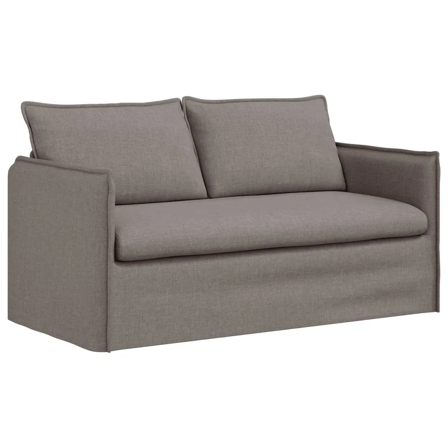 Ensemble de Canapés 2 pcs Taupe 156 x 82 x 85 cm Tissu - 5