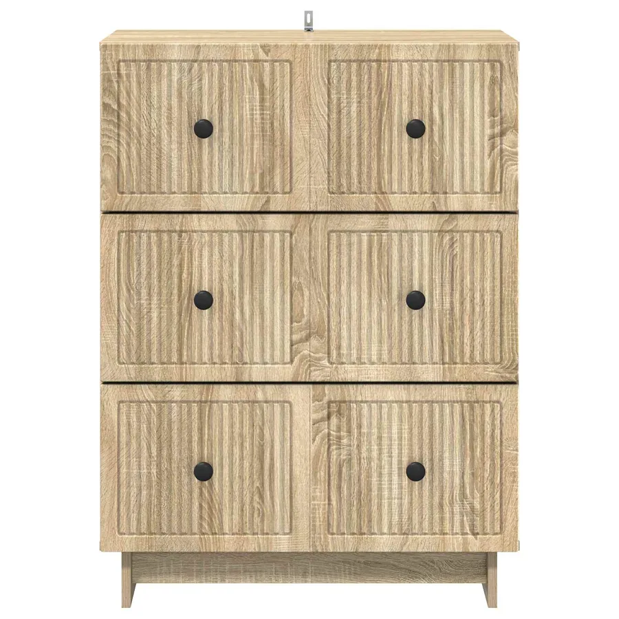 Armoire à tiroirs Chêne Sonoma 66 x 34,5 x 90 cm - 6