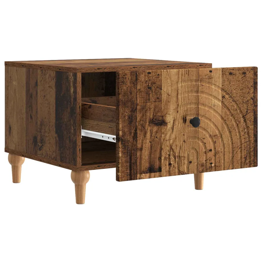 Table basse Bois ancien 49 x 50 x 40 cm Bois d'ingénierie - 4