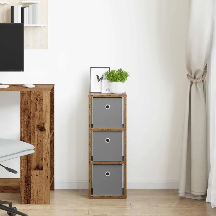 Buffet avec tiroir Bois ancien 25,5 x 22 x 69,5 cm - 3