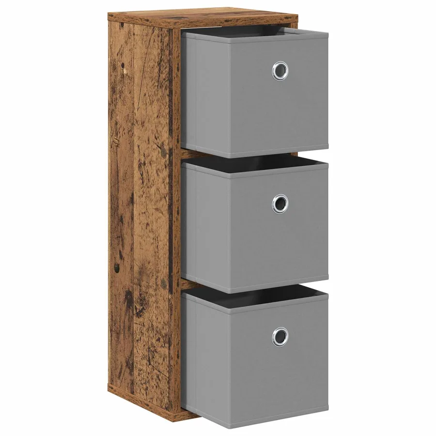Buffet avec tiroir Bois ancien 25,5 x 22 x 69,5 cm - 4