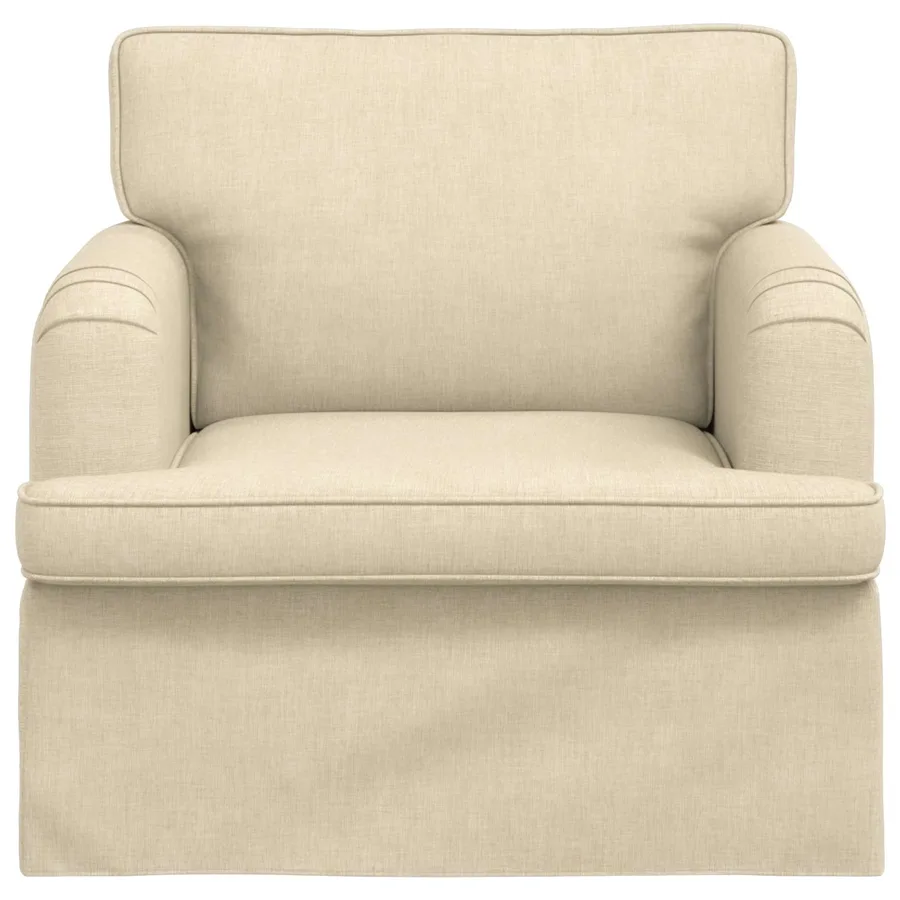 Canapé Crème 84 x 80 x 85 cm tissu - 4