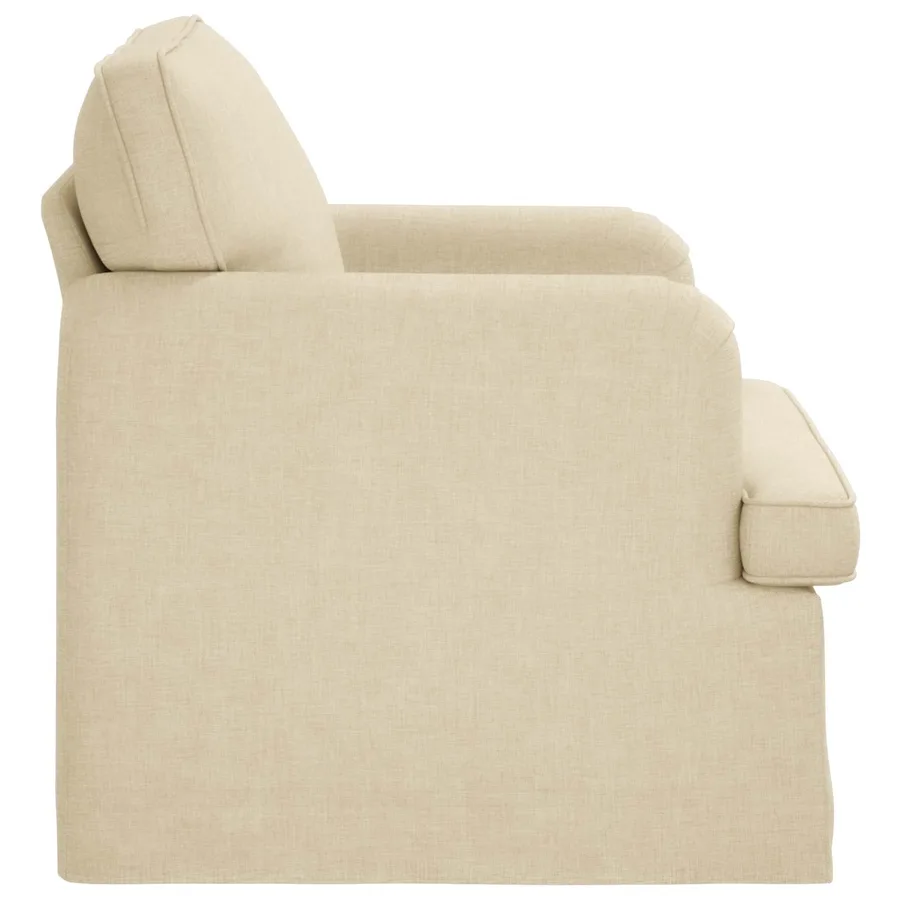 Canapé Crème 84 x 80 x 85 cm tissu - 5