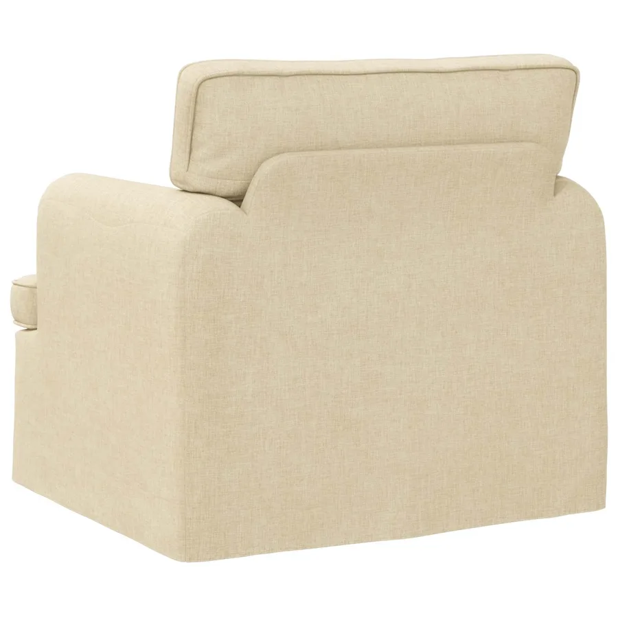 Canapé Crème 84 x 80 x 85 cm tissu - 6
