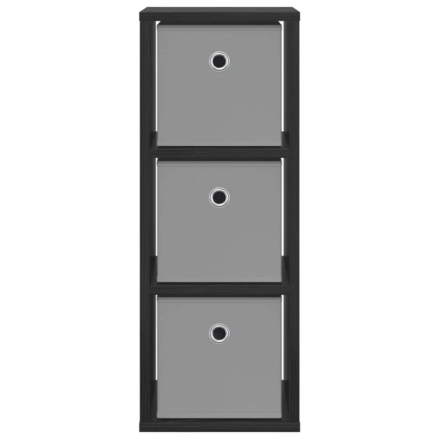 Buffet avec tiroir Chêne noir 25,5 x 22 x 69,5 cm - 5