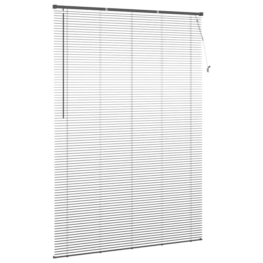 Store Vénitien Gris Argenté 213 x 140 cm 25 mm PVC - 5