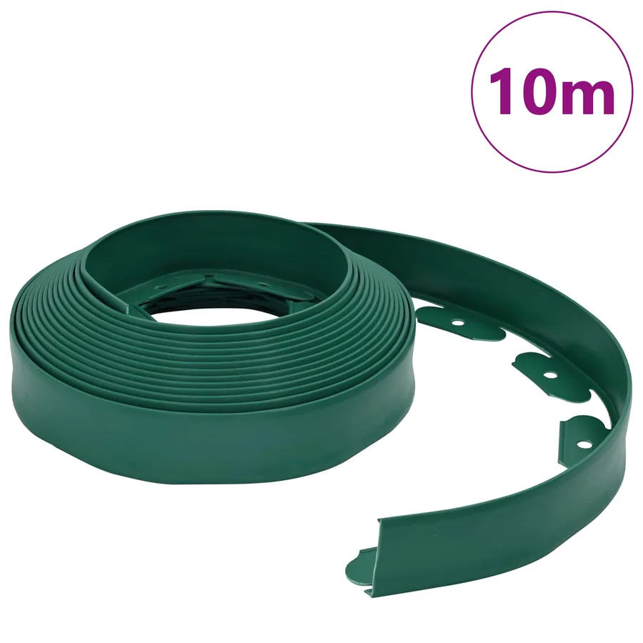 Bordures de pelouse Vert 1000 x 4 x 5 cm Plastique - 3