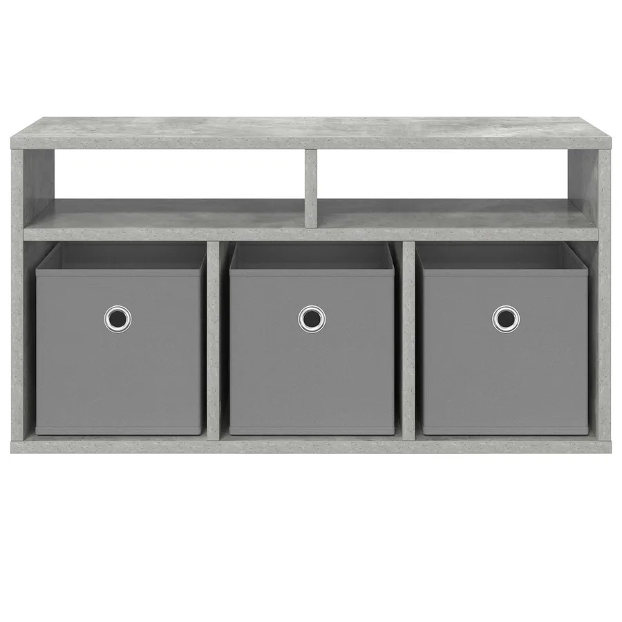 Basboard avec tiroir Gris béton 72 x 22,5 x 38 cm - 6