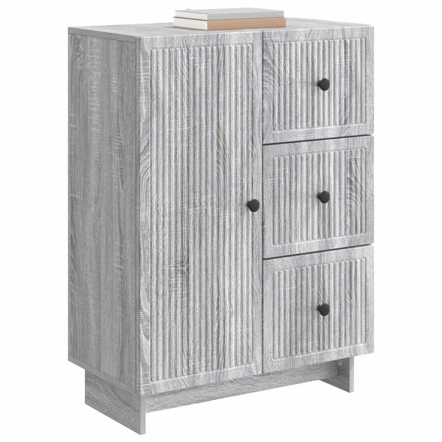 Buffet Sonoma gris 66 x 34,5 x 90 cm Bois d'ingénierie - 3
