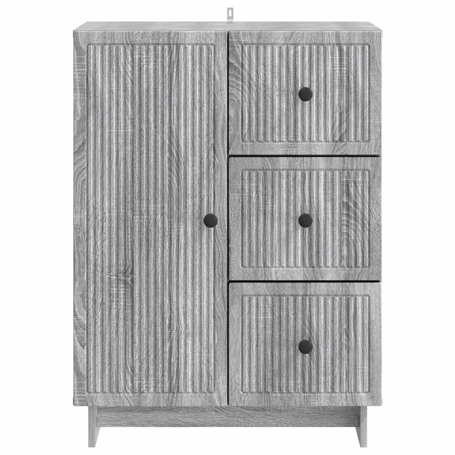 Buffet Sonoma gris 66 x 34,5 x 90 cm Bois d'ingénierie - 6