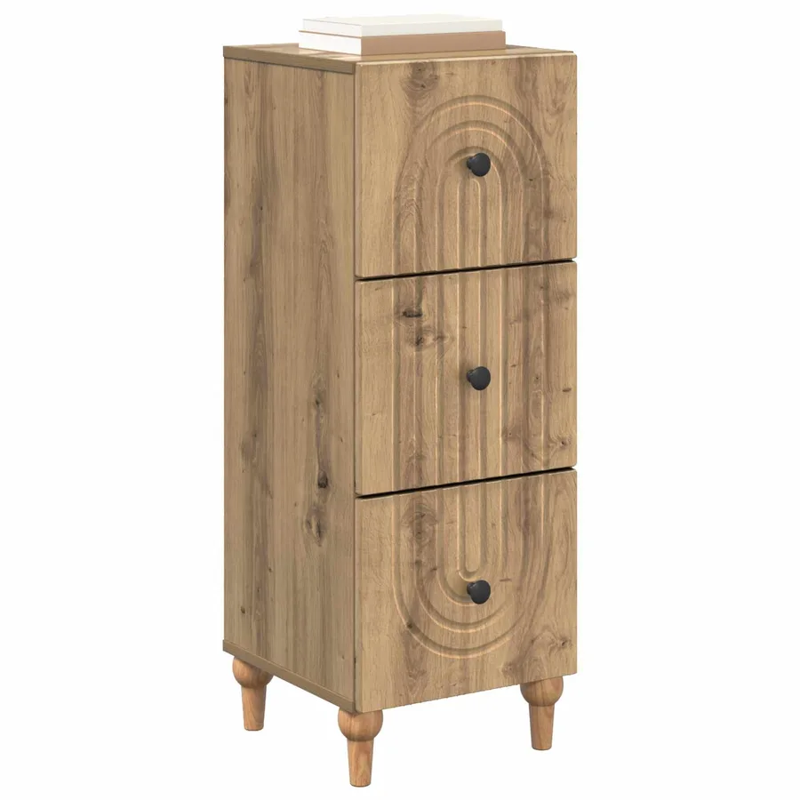 Armoire à tiroirs 33 x 34,5 x 90 cm Bois d'ingénierie - 3