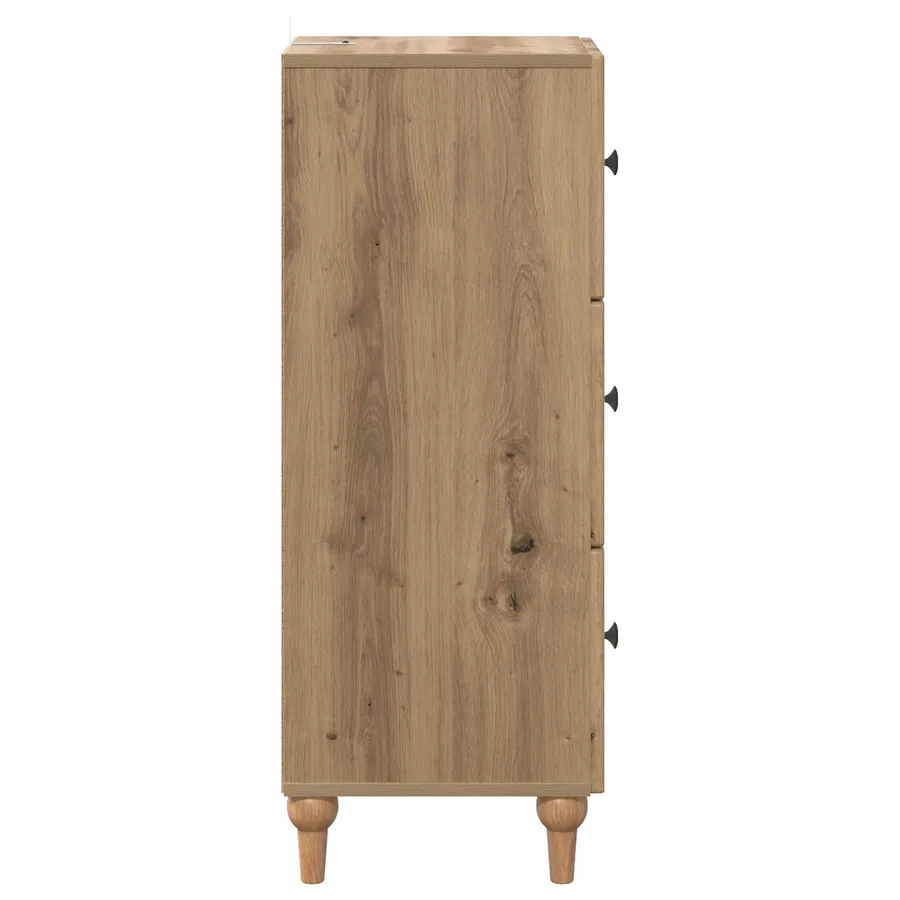 Armoire à tiroirs 33 x 34,5 x 90 cm Bois d'ingénierie - 7