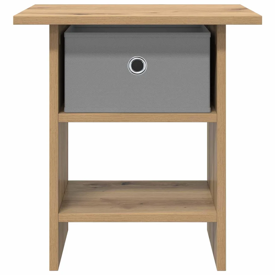 Table de chevet 2 pc Chêne artisanal 41 x 40 x 45 cm - 6