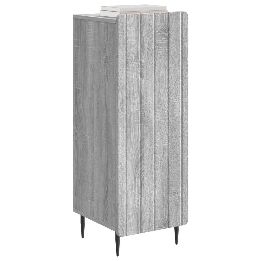 Buffet Sonoma gris 34,5 x 33 x 92 cm Bois d'ingénierie - 3