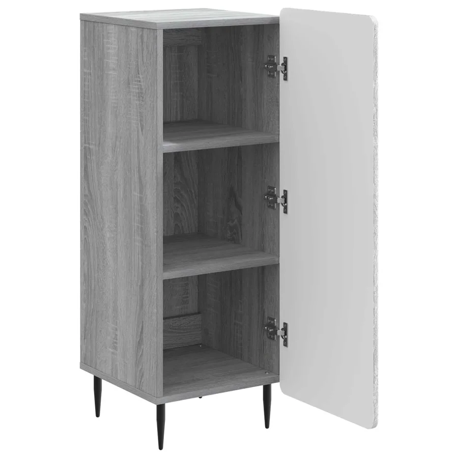 Buffet Sonoma gris 34,5 x 33 x 92 cm Bois d'ingénierie - 5