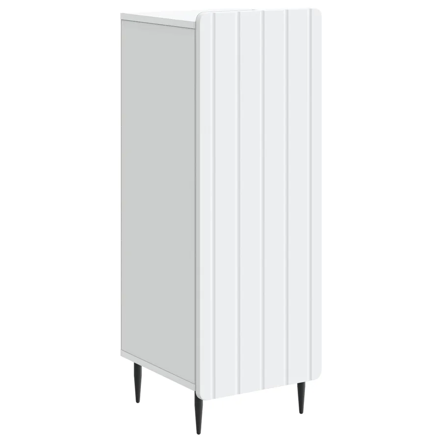 Buffet Blanc 34,5 x 33 x 92 cm Bois d'ingénierie - 2