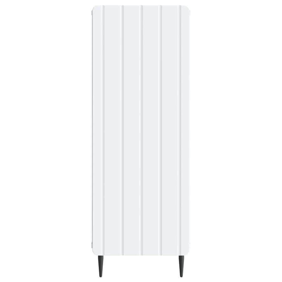 Buffet Blanc 34,5 x 33 x 92 cm Bois d'ingénierie - 6