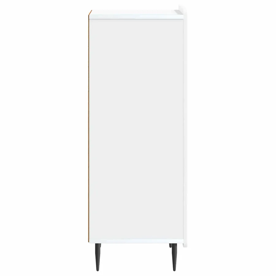 Buffet Blanc 34,5 x 33 x 92 cm Bois d'ingénierie - 7