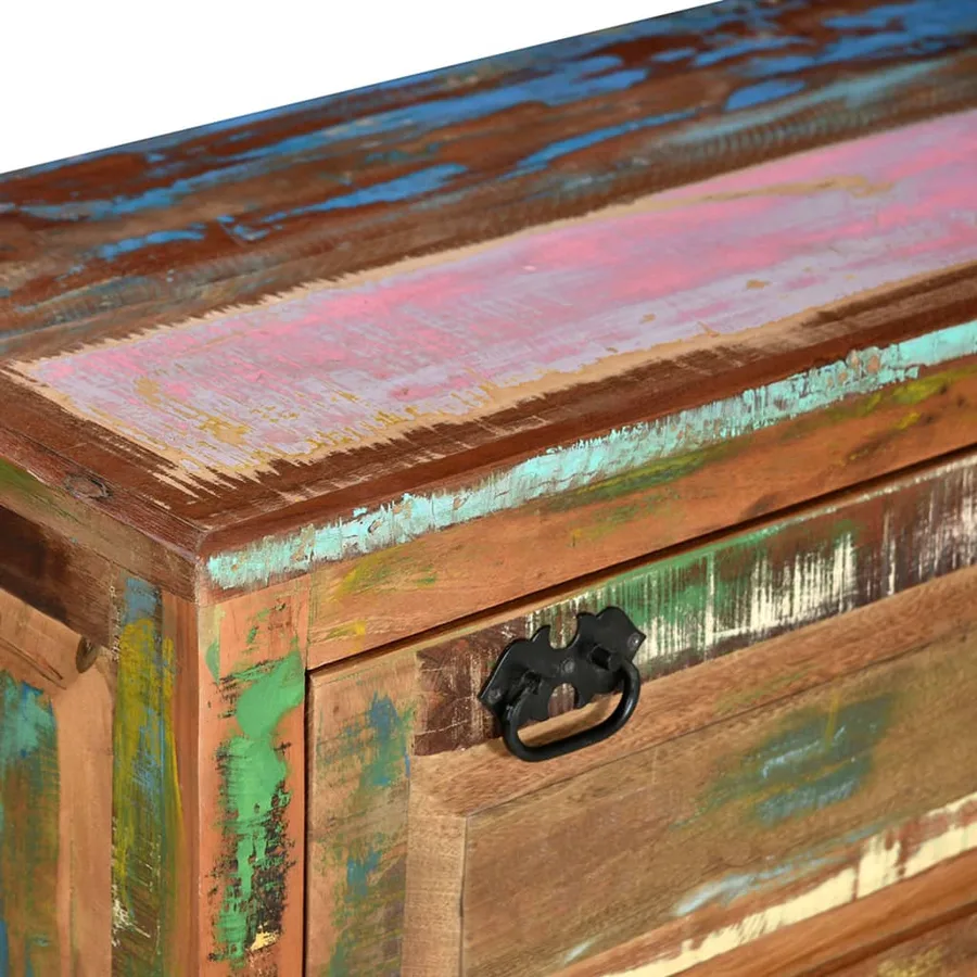 Shoe Storage Bench Reclaimed Wood - 13