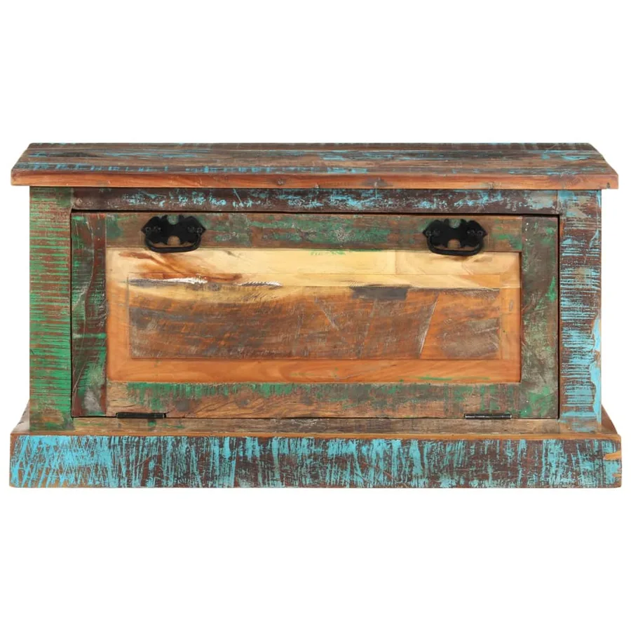 Shoe Storage Bench Reclaimed Wood - 2