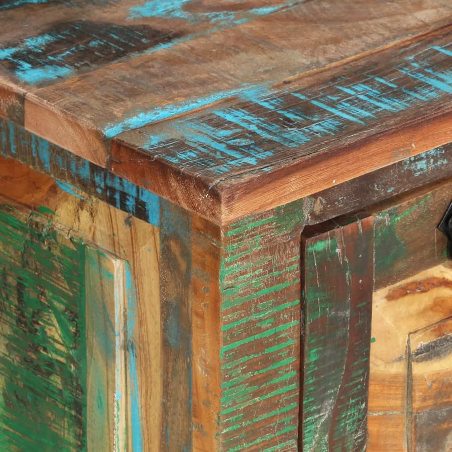 Banc de rangement de chaussures Bois de récupération - 9