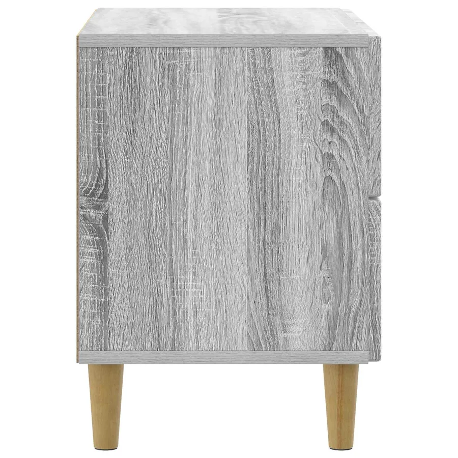 Cabinet de chevet avec tiroir Sonoma gris 62 x 34,5 x 48 cm - 6