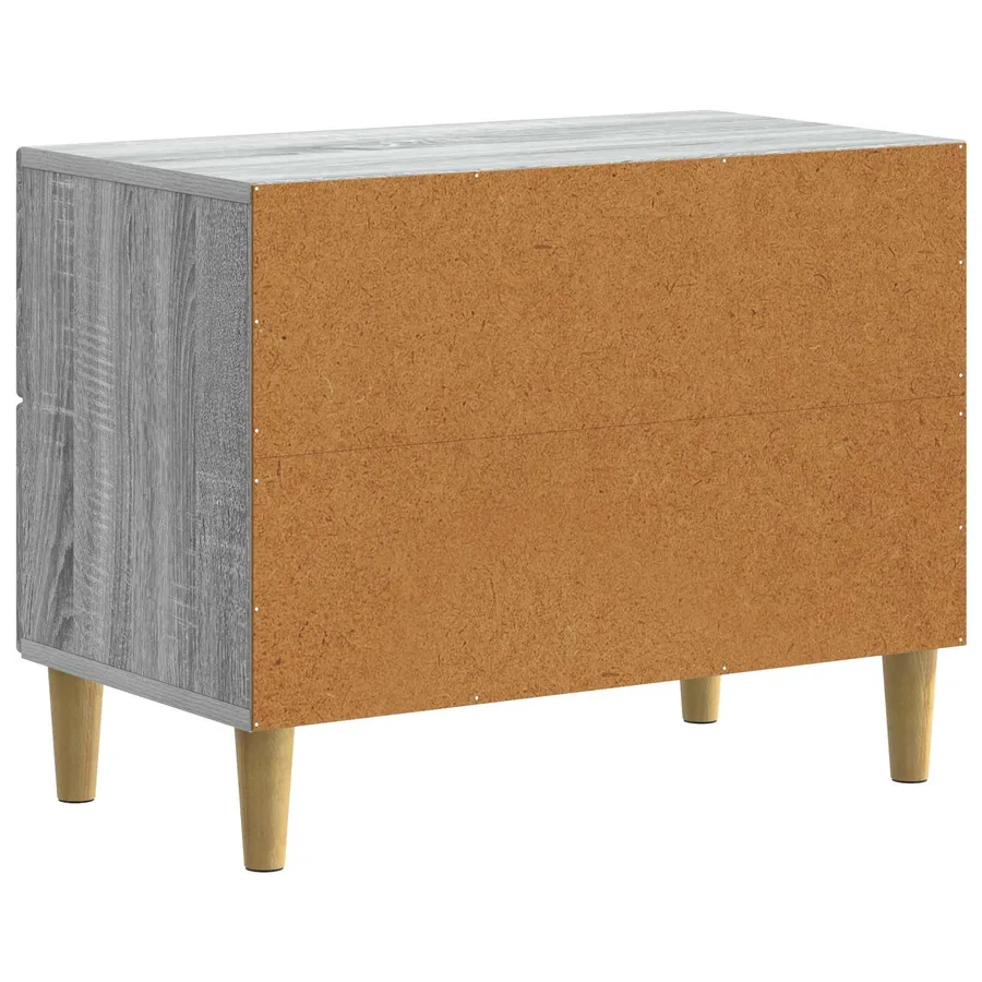 Cabinet de chevet avec tiroir Sonoma gris 62 x 34,5 x 48 cm - 7