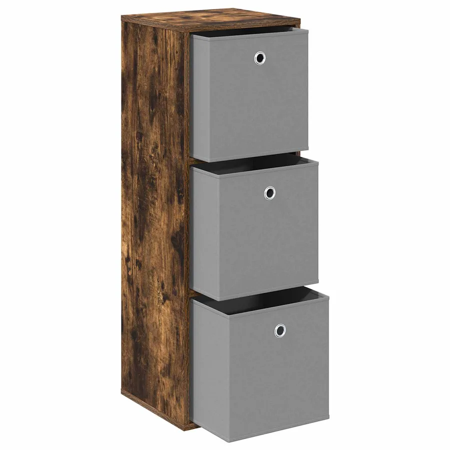 Buffet avec tiroir Chêne fumé 35 x 32 x 99,5 cm - 4