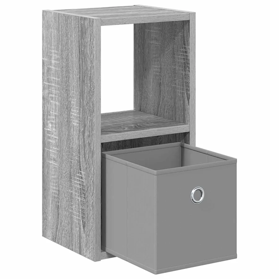 Table de chevet avec tiroir Gris Sonoma 25,5 x 22 x 49,5 cm - 5