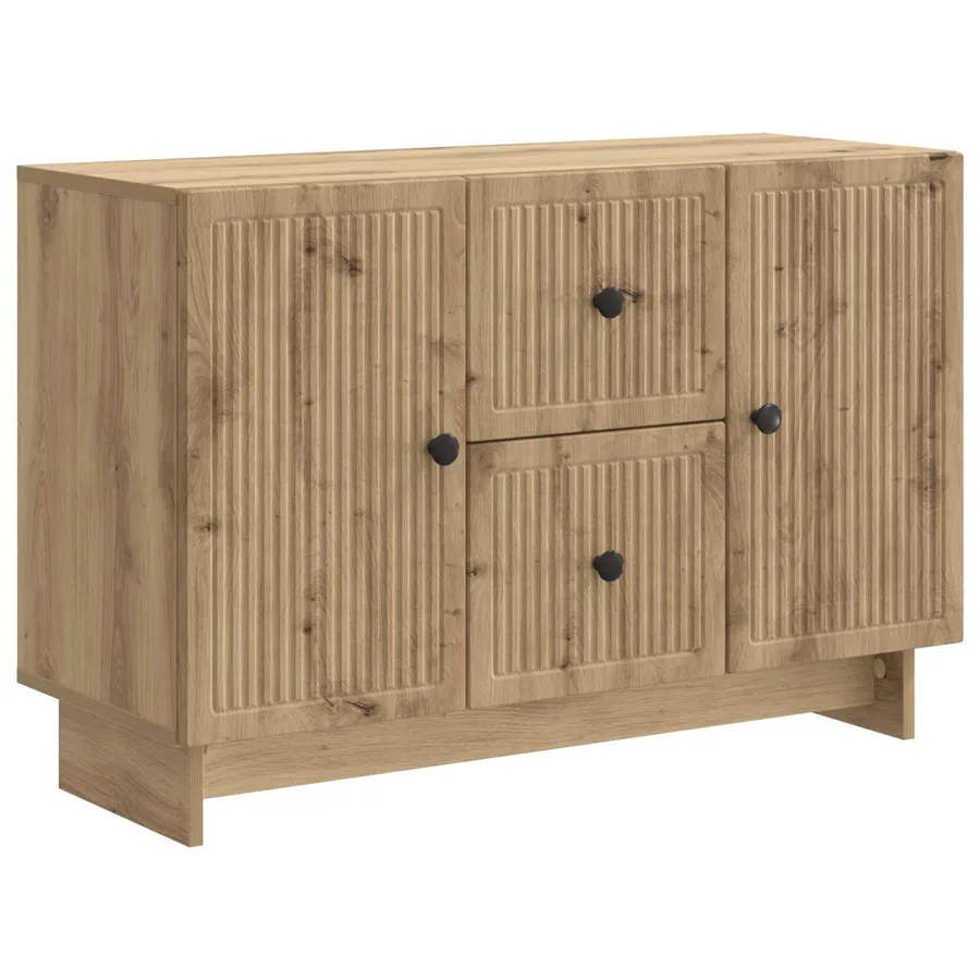Buffet Chêne artisanal 89 x 34,5 x 60 cm Bois d'ingénierie - 2