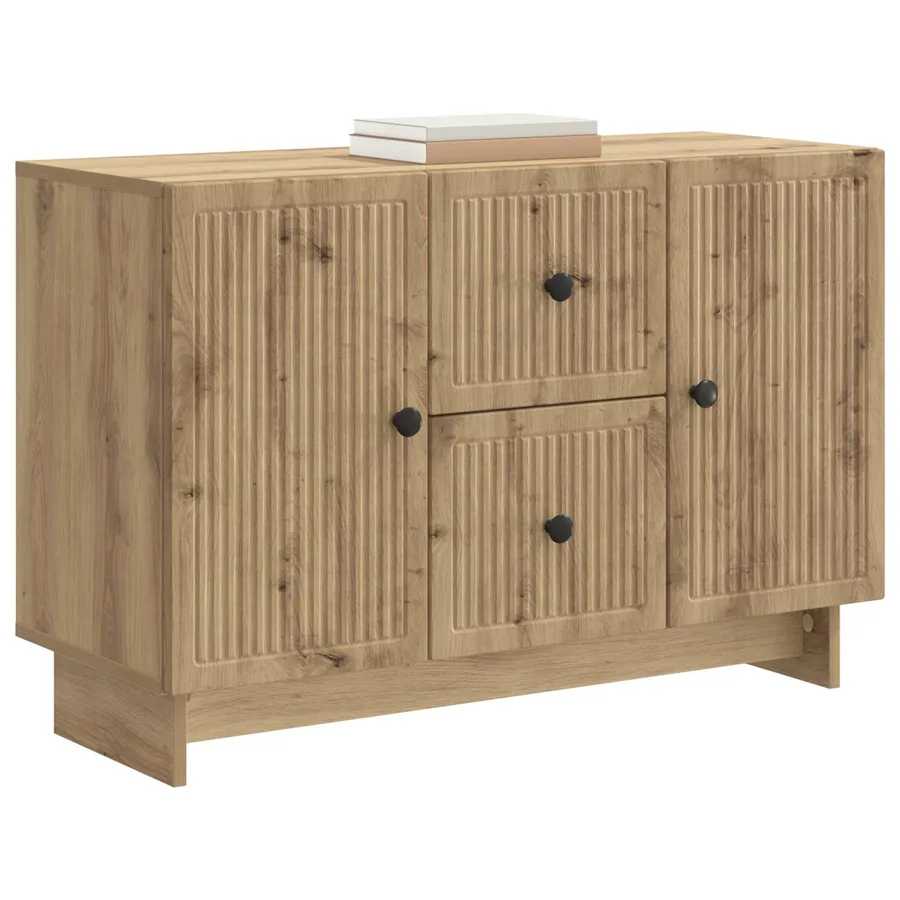 Buffet Chêne artisanal 89 x 34,5 x 60 cm Bois d'ingénierie - 3