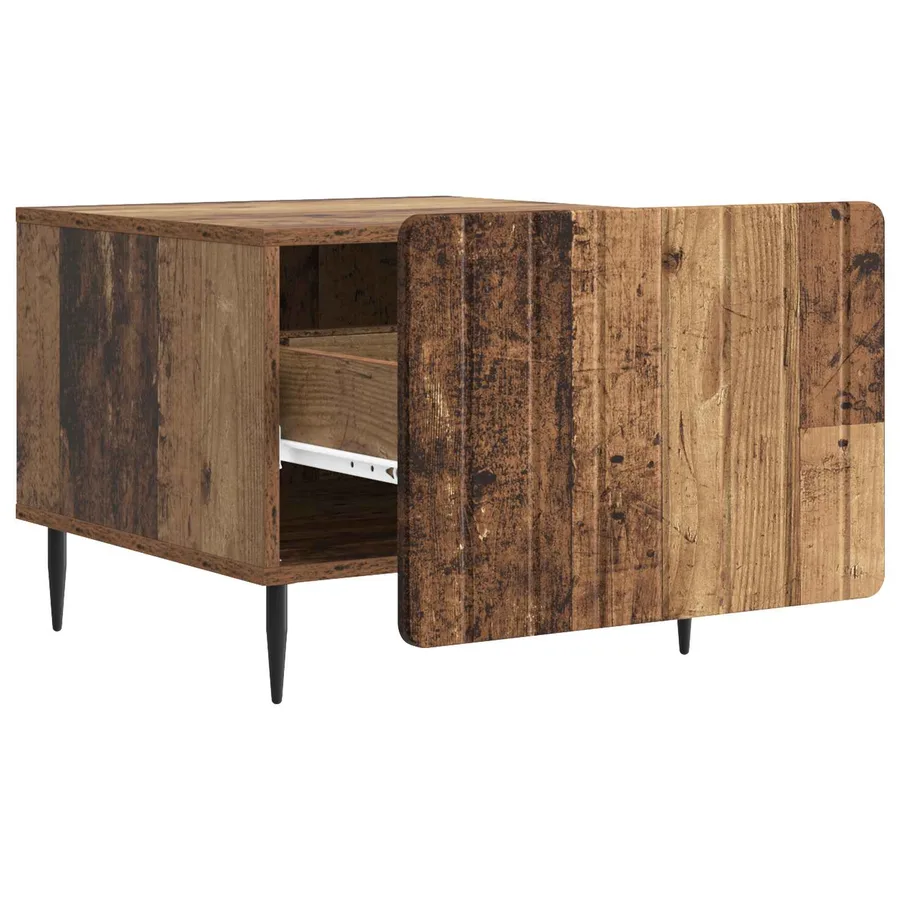 Table basse Bois ancien 49 x 50 x 42 cm Bois d'ingénierie - 4