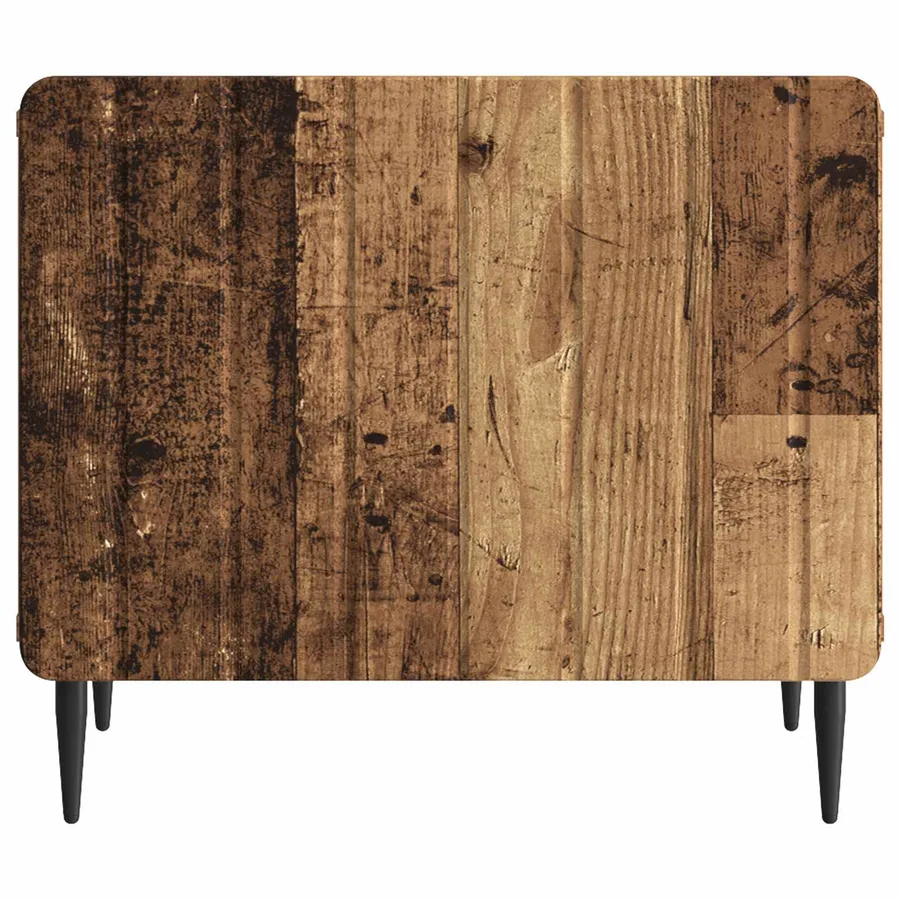 Table basse Bois ancien 49 x 50 x 42 cm Bois d'ingénierie - 5