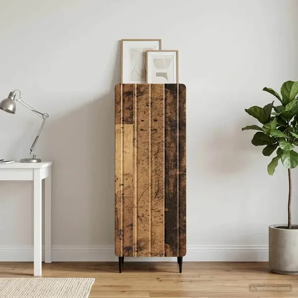 Buffet Bois ancien 34,5 x 33 x 92 cm Bois d'ingénierie
