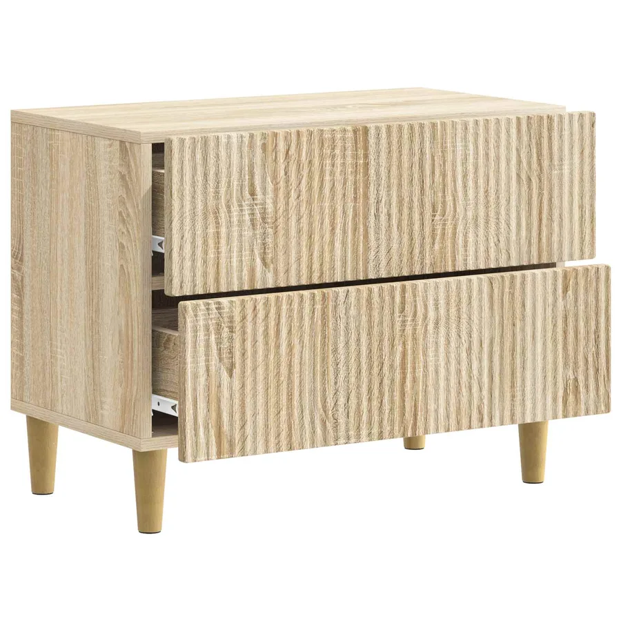 Cabinet de chevet avec tiroir Chêne Sonoma 62 x 34,5 x 48 cm - 4
