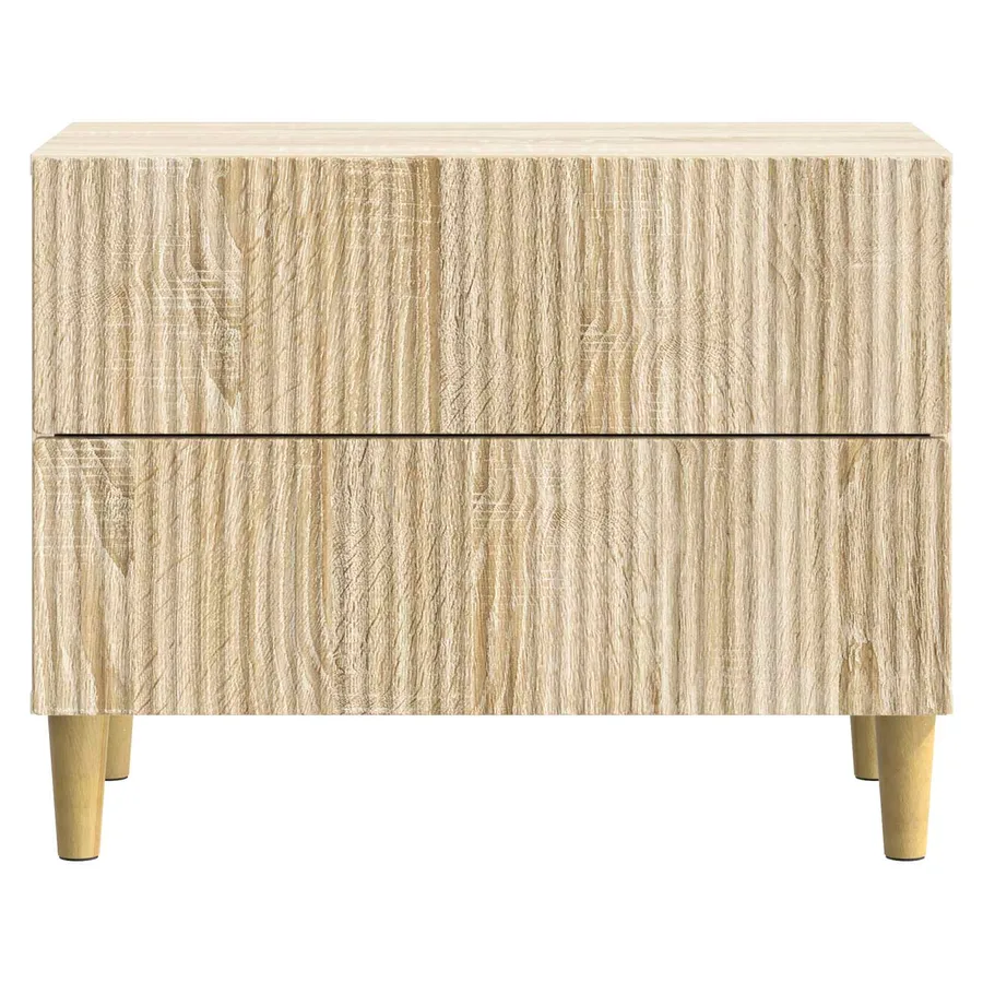 Cabinet de chevet avec tiroir Chêne Sonoma 62 x 34,5 x 48 cm - 5